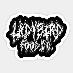 Ladybird Food Co. Death Metal Sticker